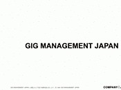 GIG Management Japan